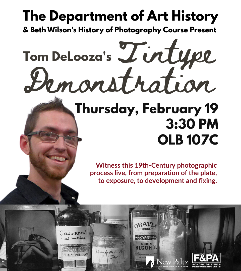 flyer for Tintype Demonstration