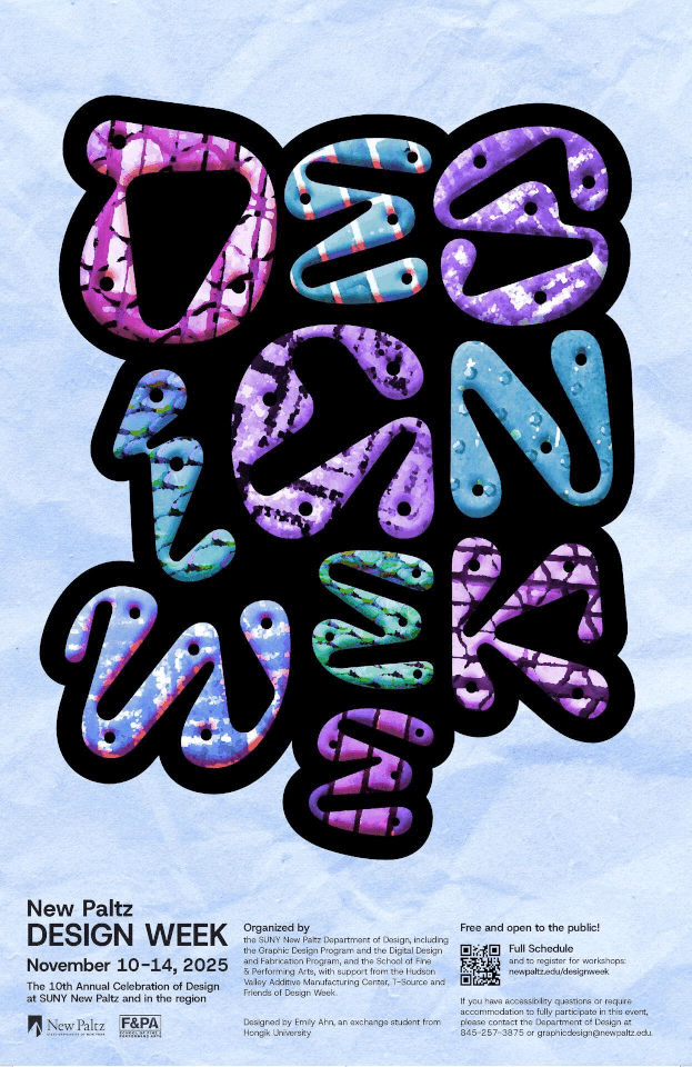 New Paltz Design Week 2025 poster animation