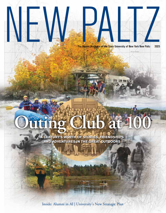 Cover of the 2025 edition of the SUNY New Paltz Magazine