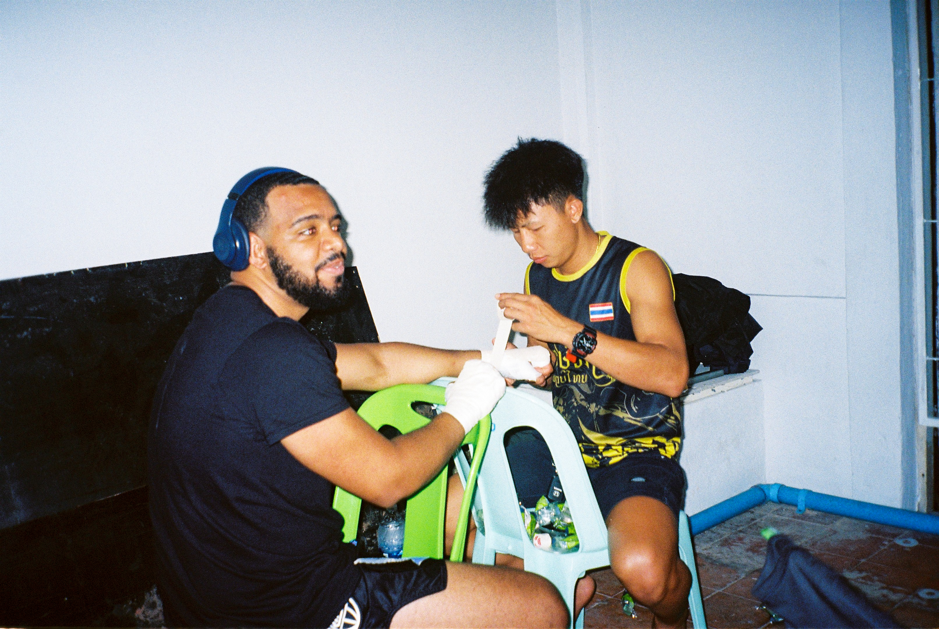 Michael Alvarez preps for his first professional fight.