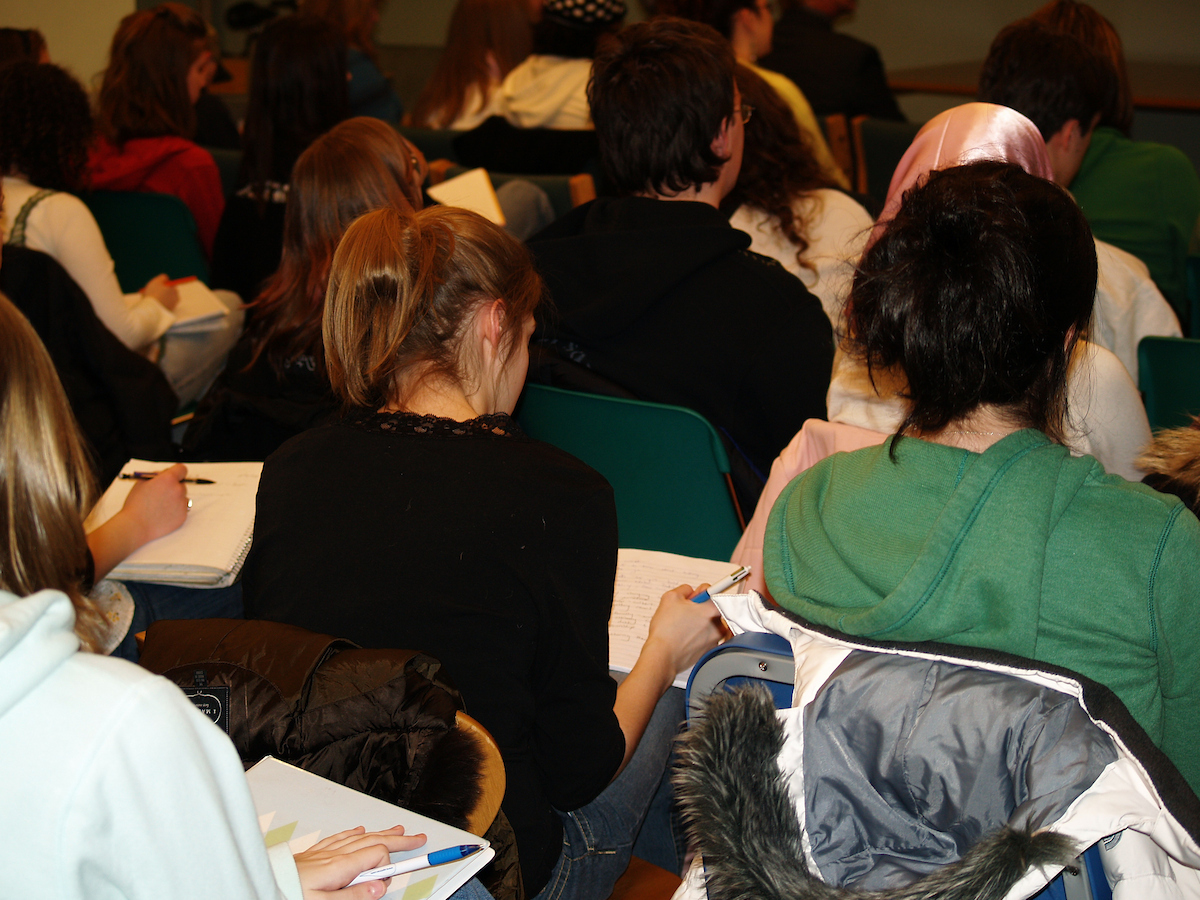 Ottaway students listening to seminar