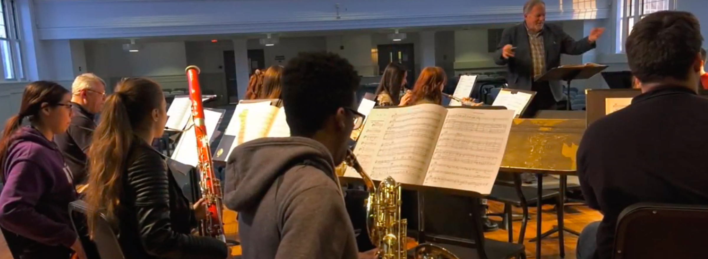 students playing instruments 